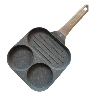 Sarten Cuadrado De 3 Divisiones 18cm Aluminio Crown Baccara Sarten Cuadrado De 3 Divisiones 18cm Aluminio Crown Baccara