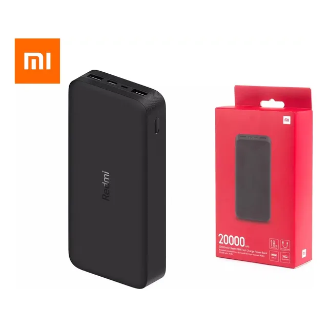 Xiaomi Redmi Power Bank 20000 Mah Carga Rápida Portatil