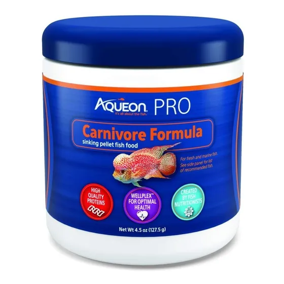 Alimento Peces Pro Carni Ciclidos Pellets Aqueon 127,5  Grs 