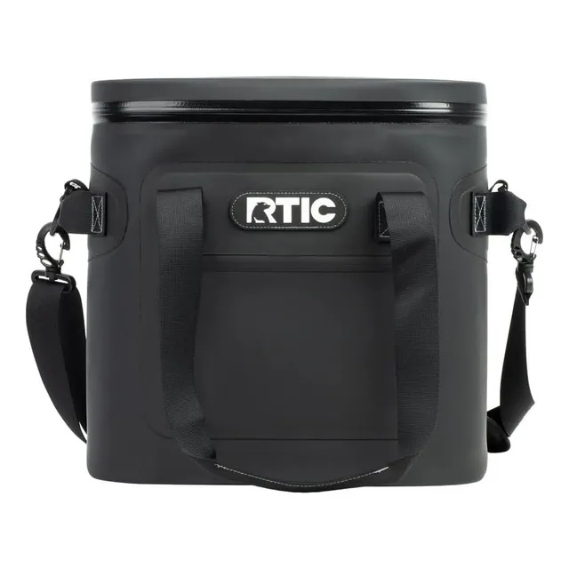 Rtic Soft Cooler 30, Negro, Bolsa Aislada, Cremallera A Prue