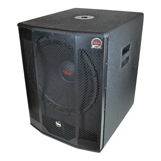 Subwoofer Grave Leacs Sli Invoked 18 Passivo 800w Rms 127db