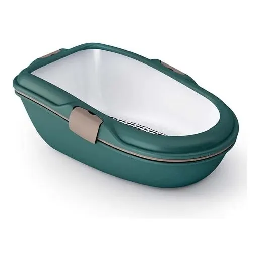 Arenero O Baño Para Gatos Furba 3 Bandejas En 1 39x59x22 Cms