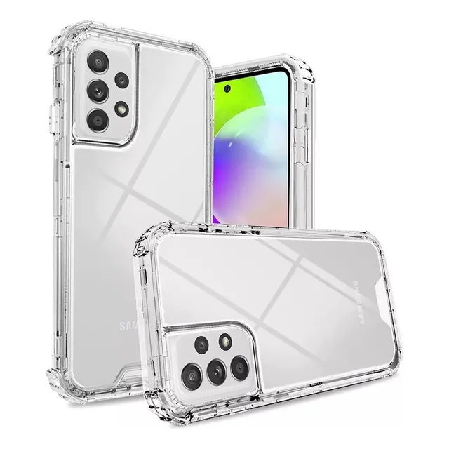 Funda Para Oppo Uso Rudo 3 En 1 Grado Militar Antigolpes Transparente Oppo A53