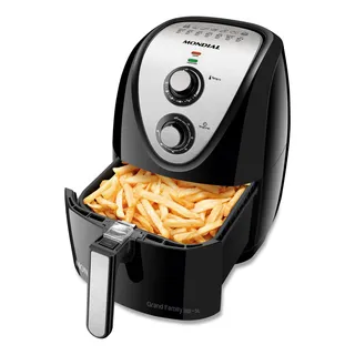 Fritadeira Sem Ăleo Air Fryer 5l Mondial Preto/inox 1900w Afn-50-bi Fritadeira Sem Ăleo Air Fryer 5l Mondial Preto/inox 1900w Afn-50-bi