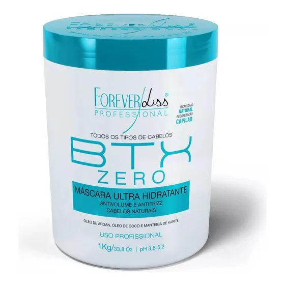 Máscara Forever Liss Btx Zero Hidratante 1kg Antifrizz