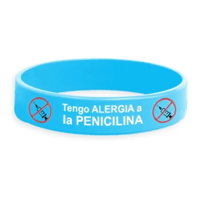 Pulsera De Silicona Alergia A La Penicilina