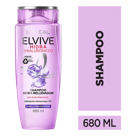 Shampoo Hidra Hialuronico L'oréal Elvive 680ml