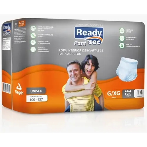 Ready Sec Pants G-xg X 14 Unidades Talle G\u002FXG | Cuotas sin interés