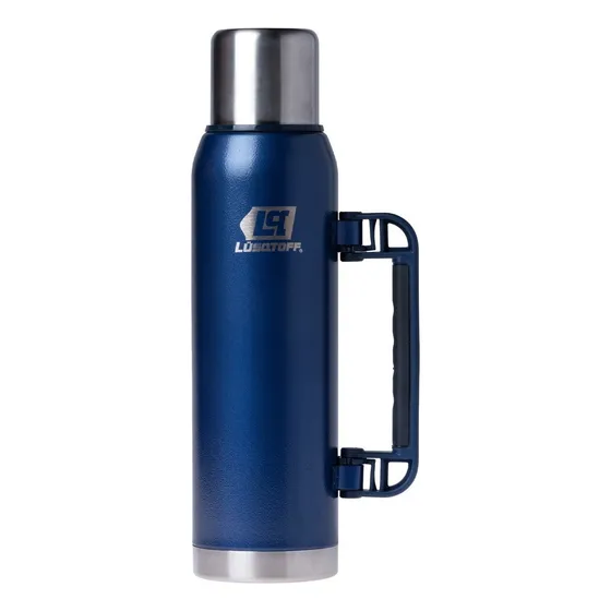 Termo Acero Inoxidable Lüsqtoff 1.3 Lt Azul Frio Calor Stan