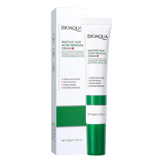 Crema Para Eliminar Acné Con Ácido Salicílico Bioaqua Acneica Día/noche