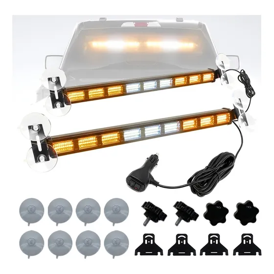 Barra Torreta Estrobo Par Luces Código Policia 162led 17puLG