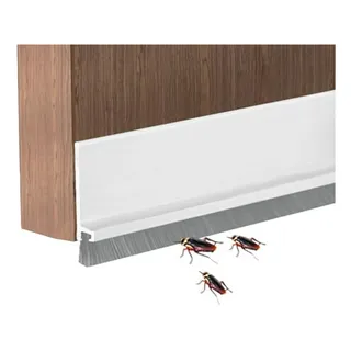 Tope De Puerta Con Cepillo Reductor De Ruido - Sellador De P Tope De Puerta Con Cepillo Reductor De Ruido - Sellador De P