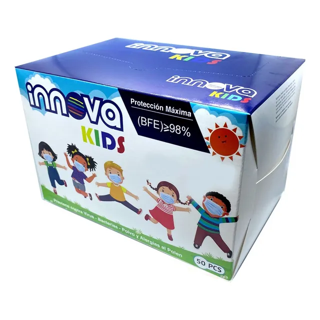 Caja Tapabocas Niño Pediatrico 