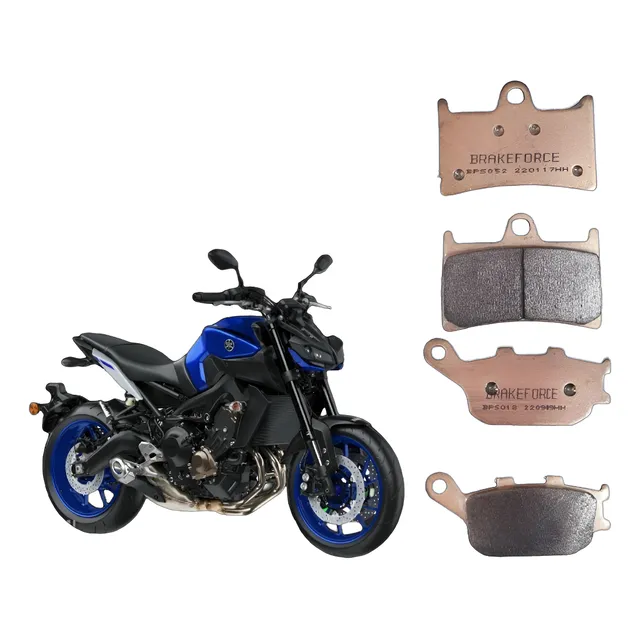 Kit Pastillas De Freno Sinterizadas Brakeforce Yamaha Mt 09