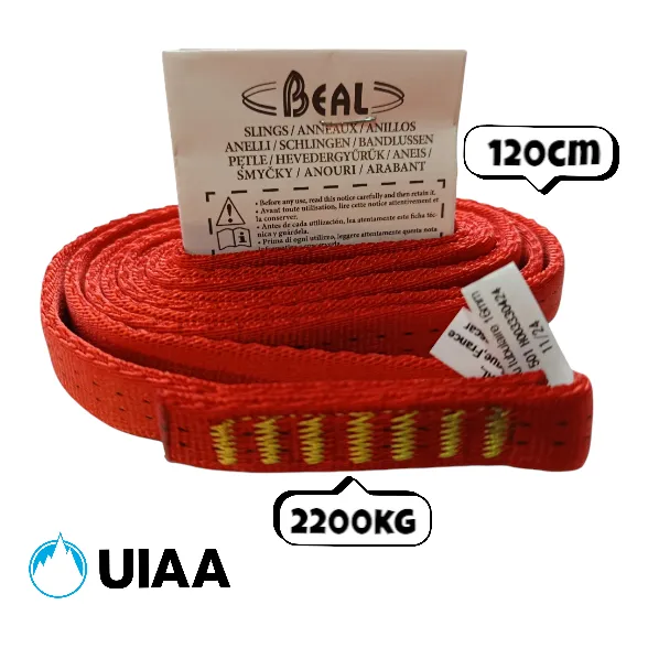 Cinta Tubular Anilla Escalada 22kn 120cm Rescate Eslinga