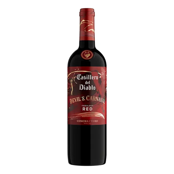 Vinho Chileno Tinto Meio Seco Casillero Del Diablo Carnaval Fabulous Red 750ml