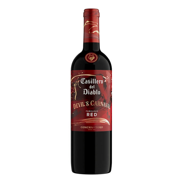 Vinho Chileno Tinto Meio Seco Casillero Del Diablo Carnaval Fabulous Red 750ml