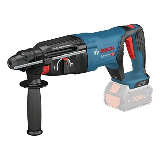 Rotomartillo electroneumático Bosch Professional GBH 18V-26 D inalámbrico azul con 425W de potencia 220V