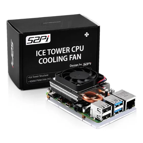 Ventilador De Enfriamiento Geeekpi Para Raspberry Pi 4b
