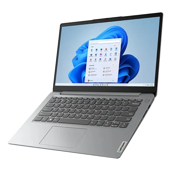 Laptop Lenovo Ideapad Celeron 4gb + 128ssd  Color Gris