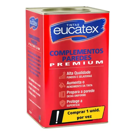Selador Acrílico Branco Para Parede Gesso Reboco Eucatex Acabamento Fosco EUCATE
