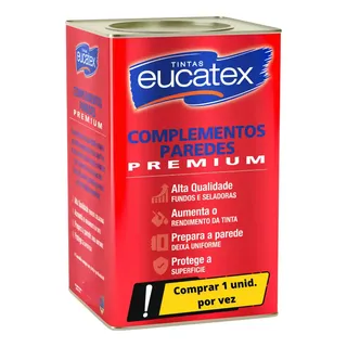 Selador Acrílico Branco Para Parede Gesso Reboco Eucatex Acabamento Fosco