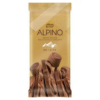 Chocolate Ao Leite Em Barra Alpino Pacote 85g Nestlé Chocolate Ao Leite Em Barra Alpino Pacote 85g Nestlé
