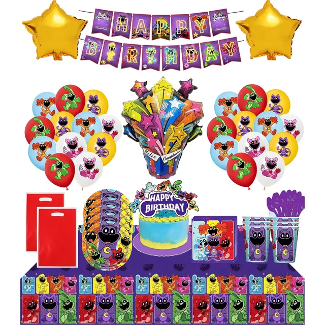 Pack Full Cumple Globos Cotillon Cucharas X10 Varios Diseños