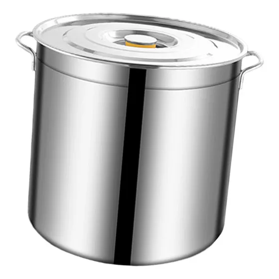 Nuevo Cacerola De Acero Inoxidable Con Tapa, Cocina De