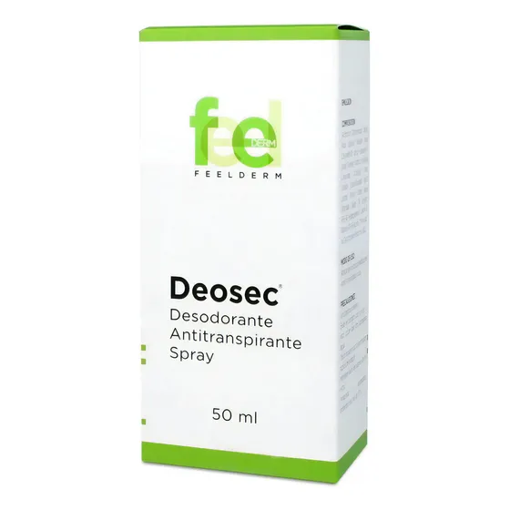 Feel Derm Deosec Desodorante Spray 50ml (antitranspirante)