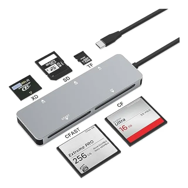 Cfast 2.0 - Lector De Tarjetas Usb C Cfast 3.0
