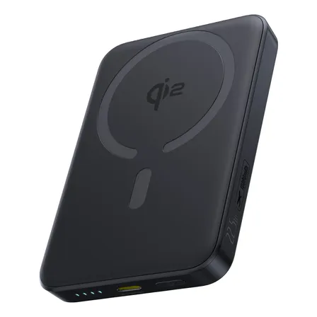 Powerbank Baseus Fm12 Qi2 10000mah 22,5w Magnético Sem Fio Preto