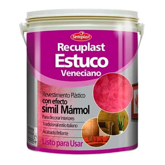 Recuplast Estuco Veneciano Sinteplast  X 5.2 Kgs