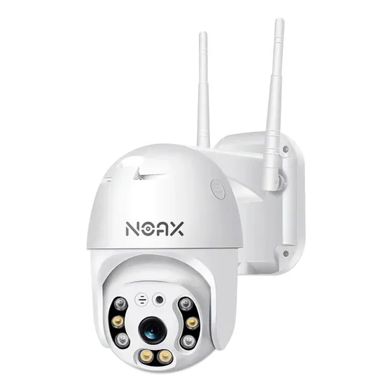 Cámara De Seguridad Inalámbrica Exterior Wifi Ip Noax Ptz A6 360° Hd Micrófono Rj45 Sd Sensor De Movimiento Visión Nocturna App