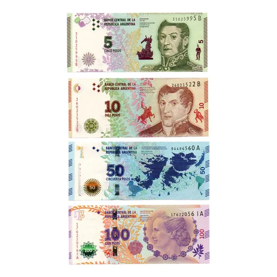 Serie Completa Billetes Pesos Tenemos Patria Sin Circular