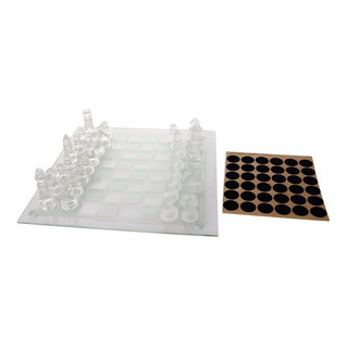 Ajedrez Cristal Grande Vidrio Juego De Mesa Envio Incluido Ajedrez Cristal Grande Vidrio Juego De Mesa Envio Incluido