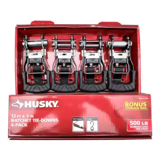 Cinta Cincha Rache Carga Amarre 3.8mts Hasta 1500lb Husky