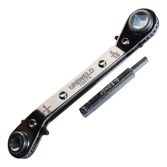 Llaves Ratchet Con Curva Con Adaptador Hexagonal