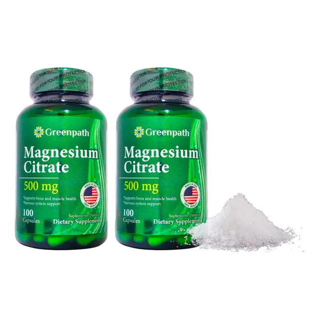 Citrato De Magnesio 500mg - Unidad a $600