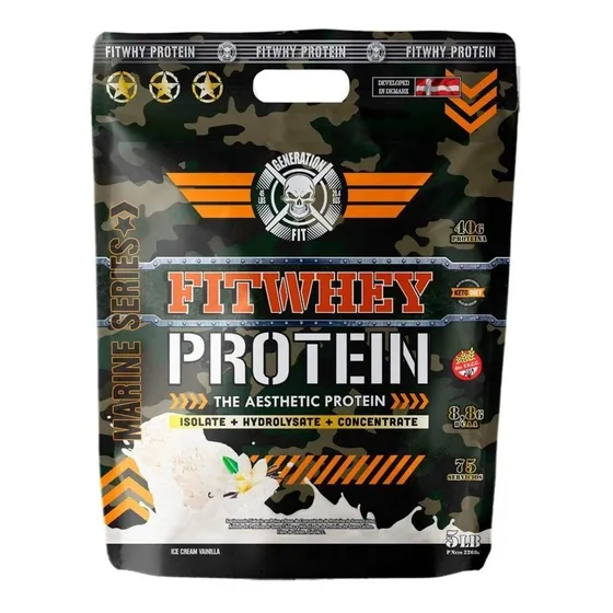 Fit Whey Protein 5lbs Isolate + Concentrate Generation Fit 