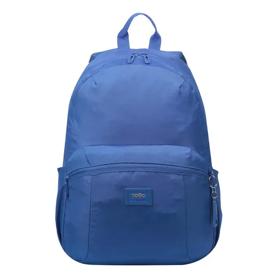 Totto Mochila Porta Laptop 14 Espaldar Acolchado Trik M Lona Resistente A La Abrasión 15.12 Lt. Morral Trik M Azul Rey Z1v