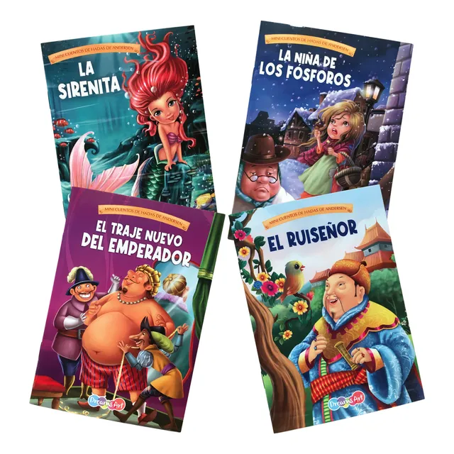 Set 4 Mini Cuentitos Dreamsart Diferentes Títulos