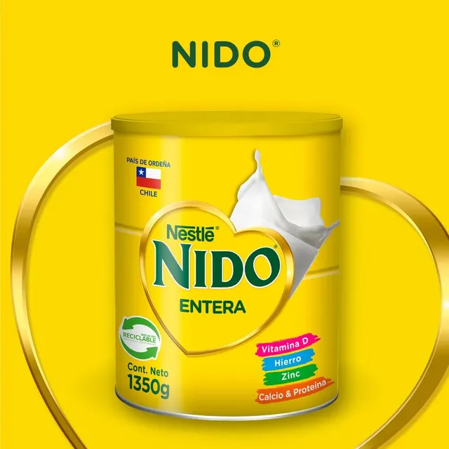 Pack X 2 Leche En Polvo Nido® Entera Tarro 1350g