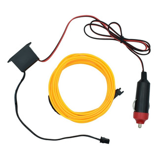 Hilo Luz Neon Led Rollo De 3 Metros Amarillo Con Encendedor Hilo Luz Neon Led Rollo De 3 Metros Amarillo Con Encendedor
