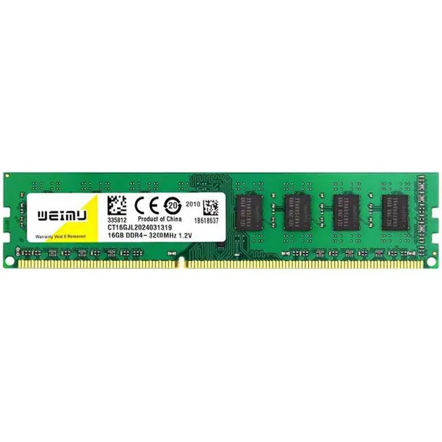 Memoria Ram Gamer Ddr4 3200 Mhz Verde 16 Gb 1 Weimu Desktop