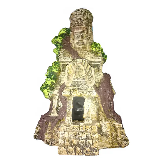 Adorno Acuario Resina Templo De Buda Envio Incluido