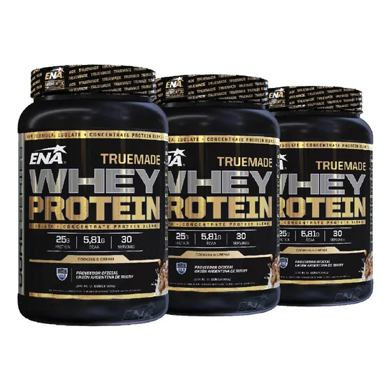 3 True Made Ena Whey Protein Suplementos Proteína 