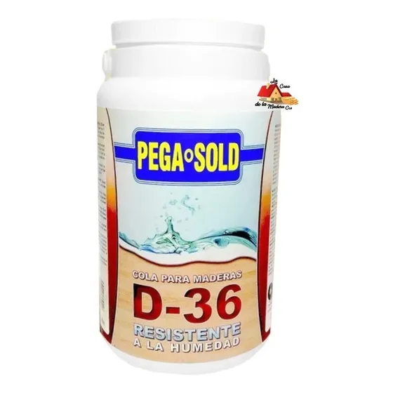 Cola Blanca Pega Sold Resistente A La Humedad D-36 Galón