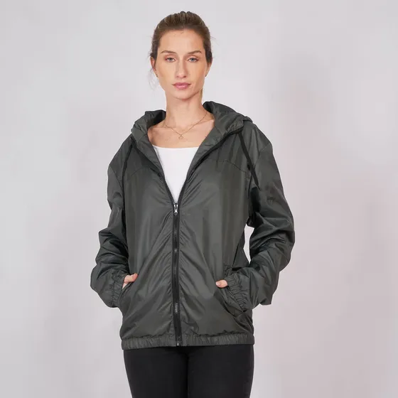 Customs Ba Trench Mujer Piloto Campera Rompevientos Pilotos Beige Negro Impermeable