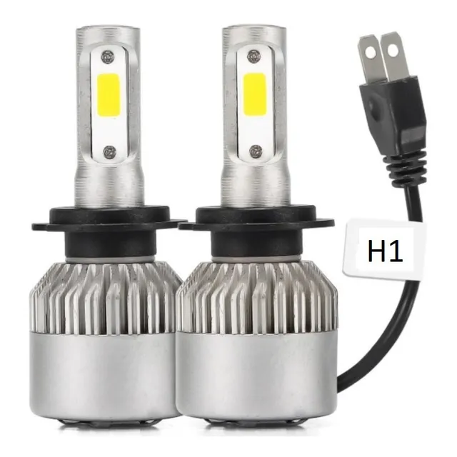 Ultra Super Led 12000lm - H1 H3 H4 H7 C/cooler 6000k - Xenom